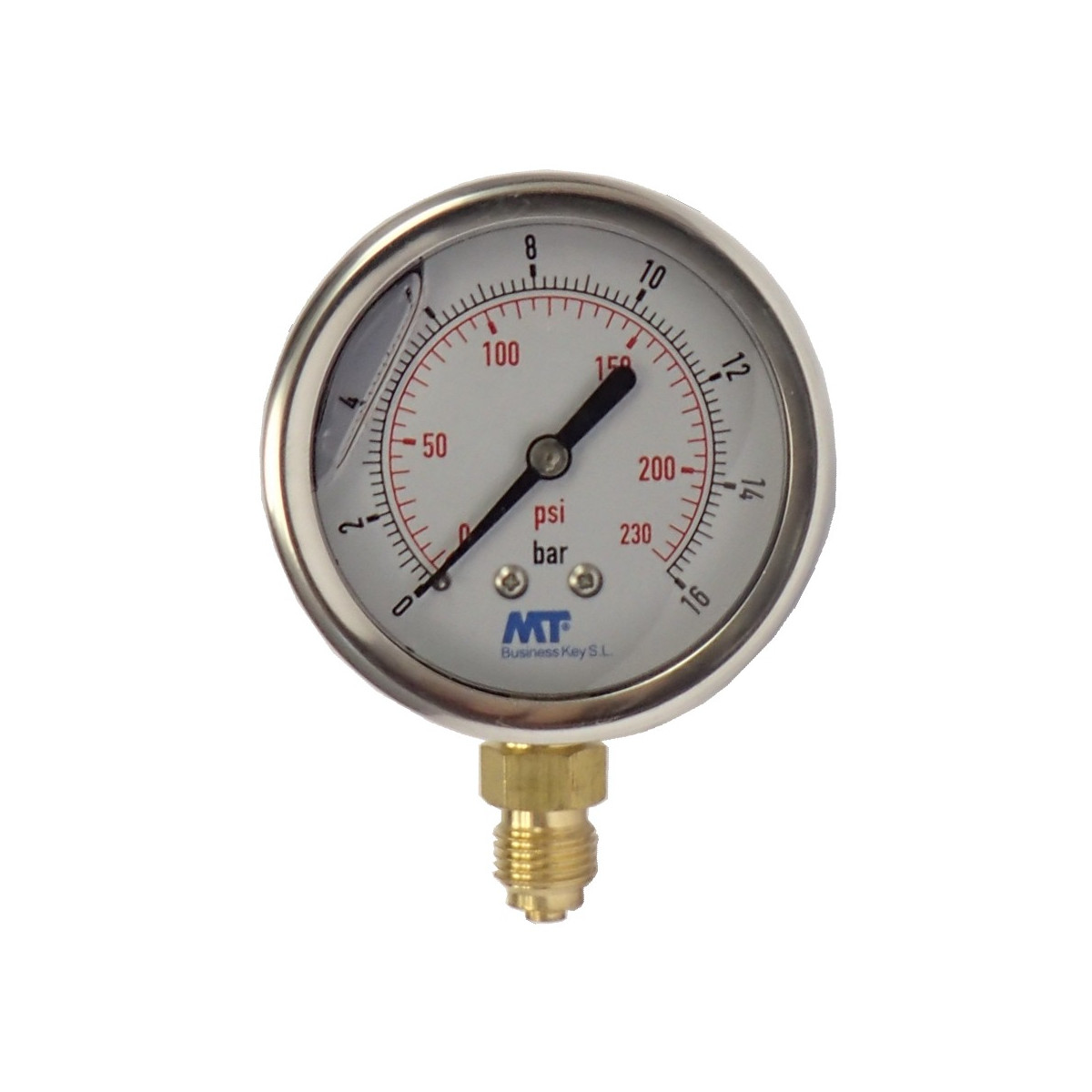 Manometer 63 mm Standard 0 - 16 bar