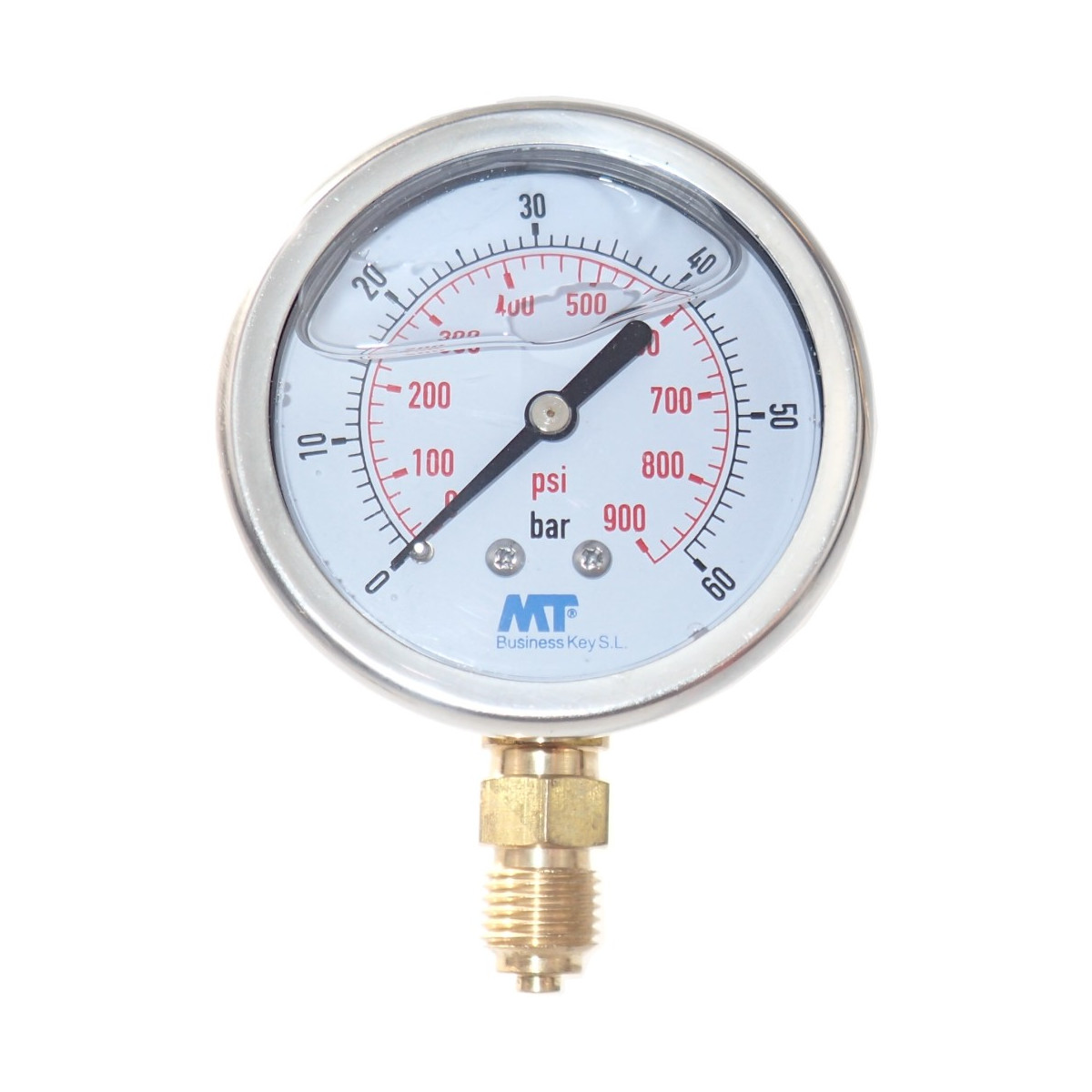 Manometer 63 mm Standard 0 - 60 bar